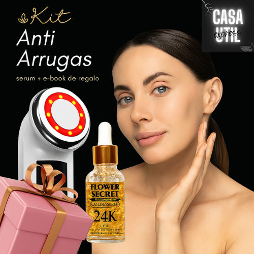 Kit Anti-edad (Efecto Lifting) + Gratis Serum 24K