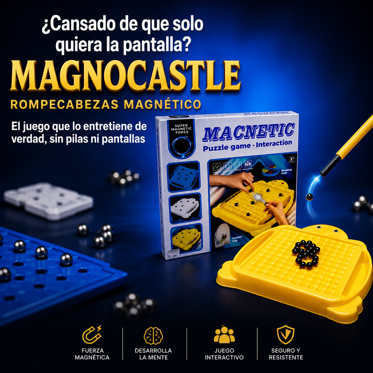 ⚡ MagnoCastle™ — Rompecabezas Magnético