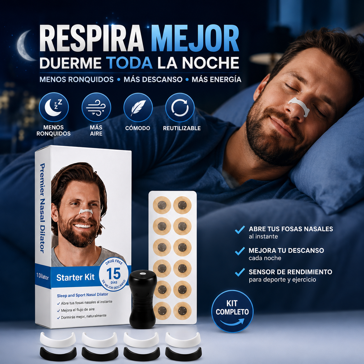 AeroVent® | Dilatador Nasal Magnético Premium