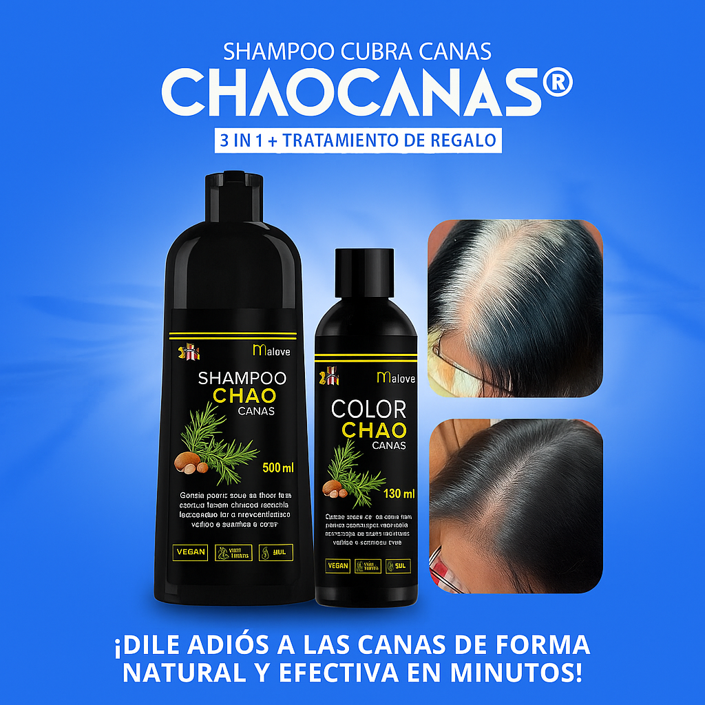 Shampoo CHAO CANAS™ Original 3 En 1 - 400ml