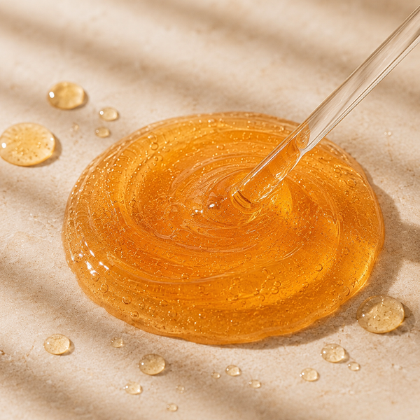 Textura del gel exfoliante