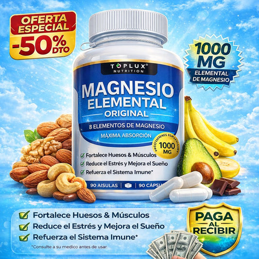 Recupera tu energía y refuerza tu cuerpo con Magnesio Complex.